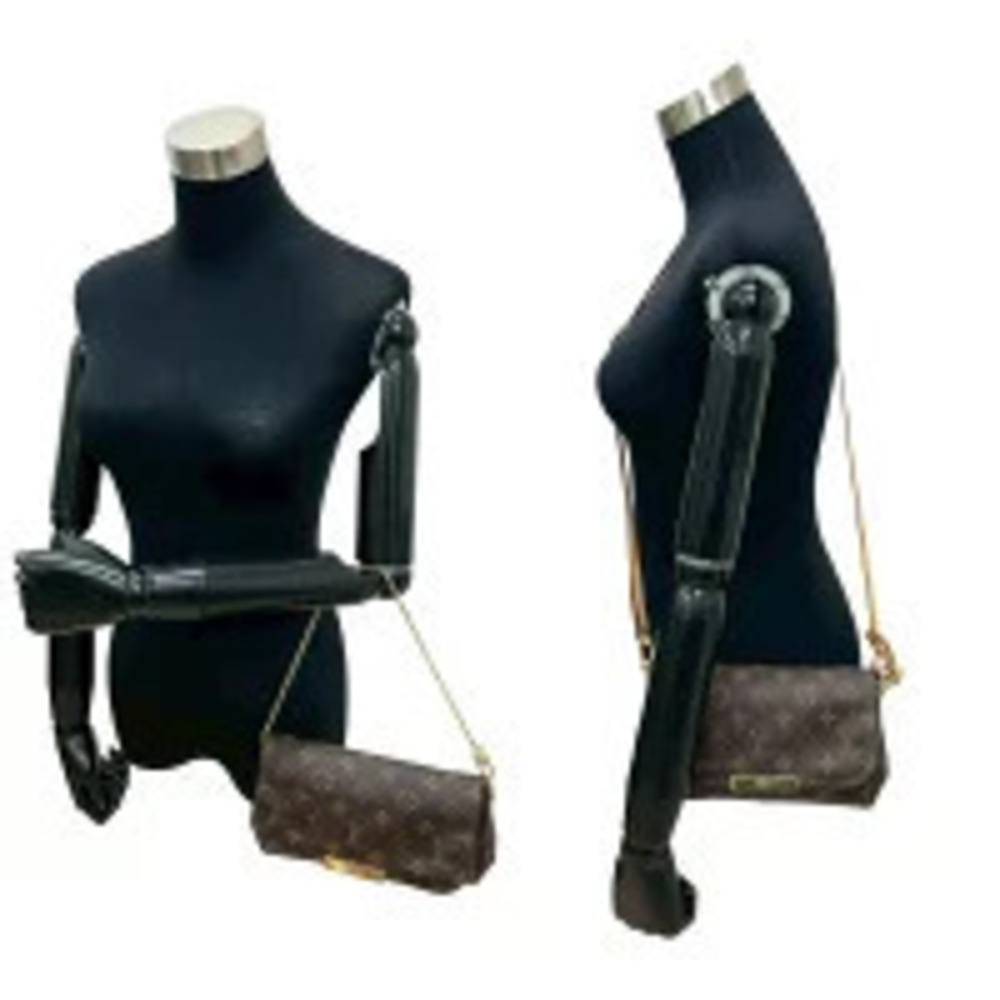 Louis Vuitton Favorite Monogram Leather Shoulder Bag Brown - Picture 2 of 10